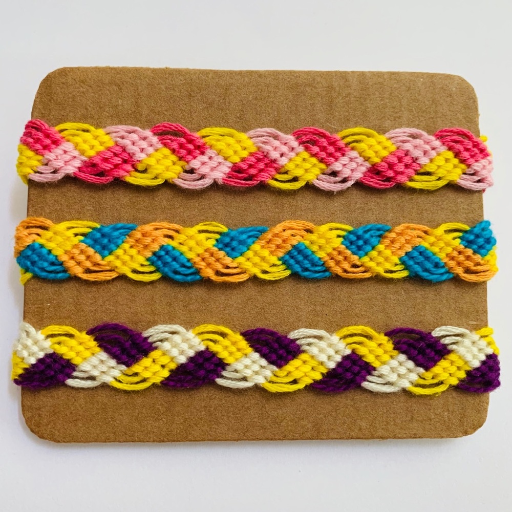 🍓Handmade Braided Macrame Bracelets🍓